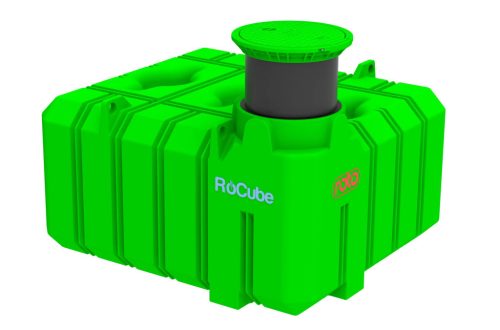 ROTO Rocube  5000L lapos bivalyerős folyadéktartály