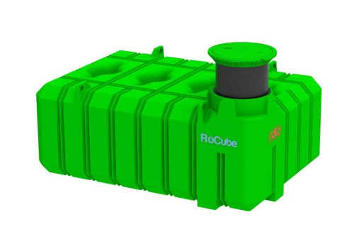 ROTO Rocube  7500L lapos bivalyerős folyadéktartály