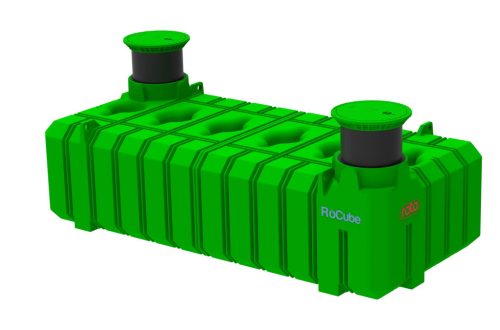 ROTO Rocube  10000L lapos bivalyerős folyadéktartály
