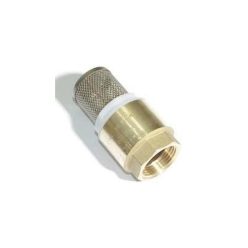 Lábszelep 6/4" inox szűrővel