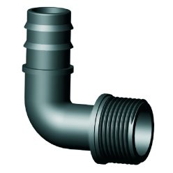 Könyök 20x3/4" bordás-KM