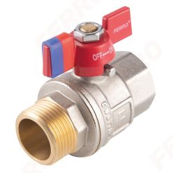   Ferro F-Power golyóscsap, pillangókarral, KB menettel,  3/4"