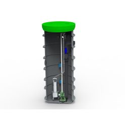   RoPump Ø600 x 1800 szennyvízátemelő szivattyúállomás egy DAB FEKA VS 750 szivattyúval
