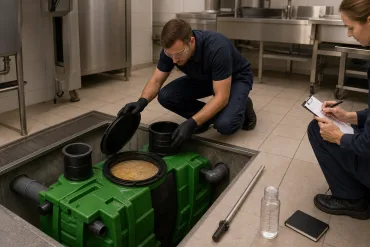 Milyen hibákra figyeljünk a RoFett zsírfogó tartály karbantartása során?